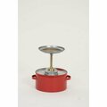 Eagle SAFETY PLUNGER CANS, Metal - Red, CAPACITY: 1 Qt. P701
